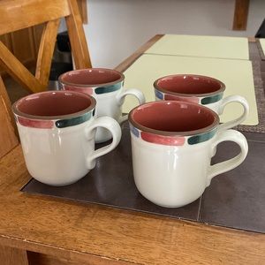 Noritake Coffee Mugs - Set of 4